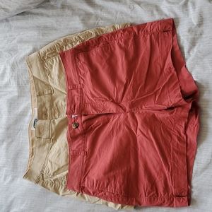 Old Navy High Rise Khaki Shorts